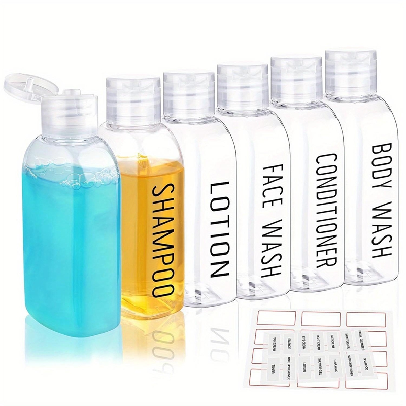 Dry Shampoo Travel - 4 szt. przezroczystych butelek podróżnych 100