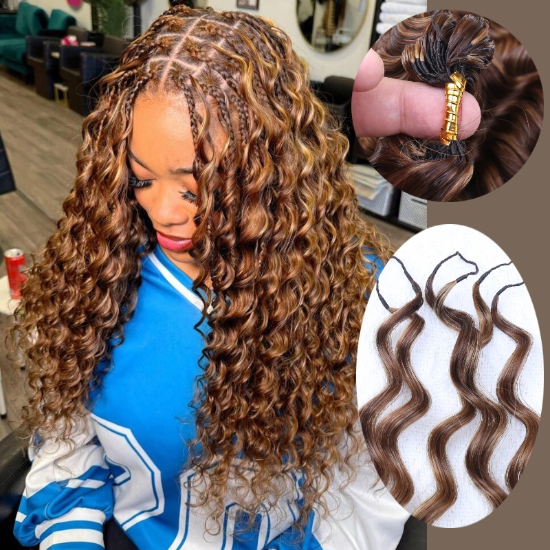 Feather Hair Extension - 4/27 – pasemka z naturalnych włosów,