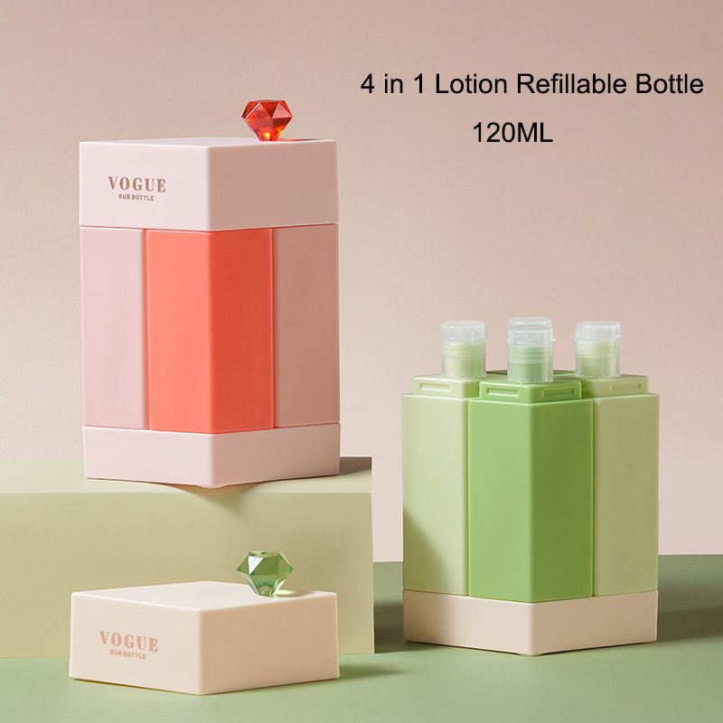 Dry Shampoo Travel - Przenośne butelki 4 w 1 do