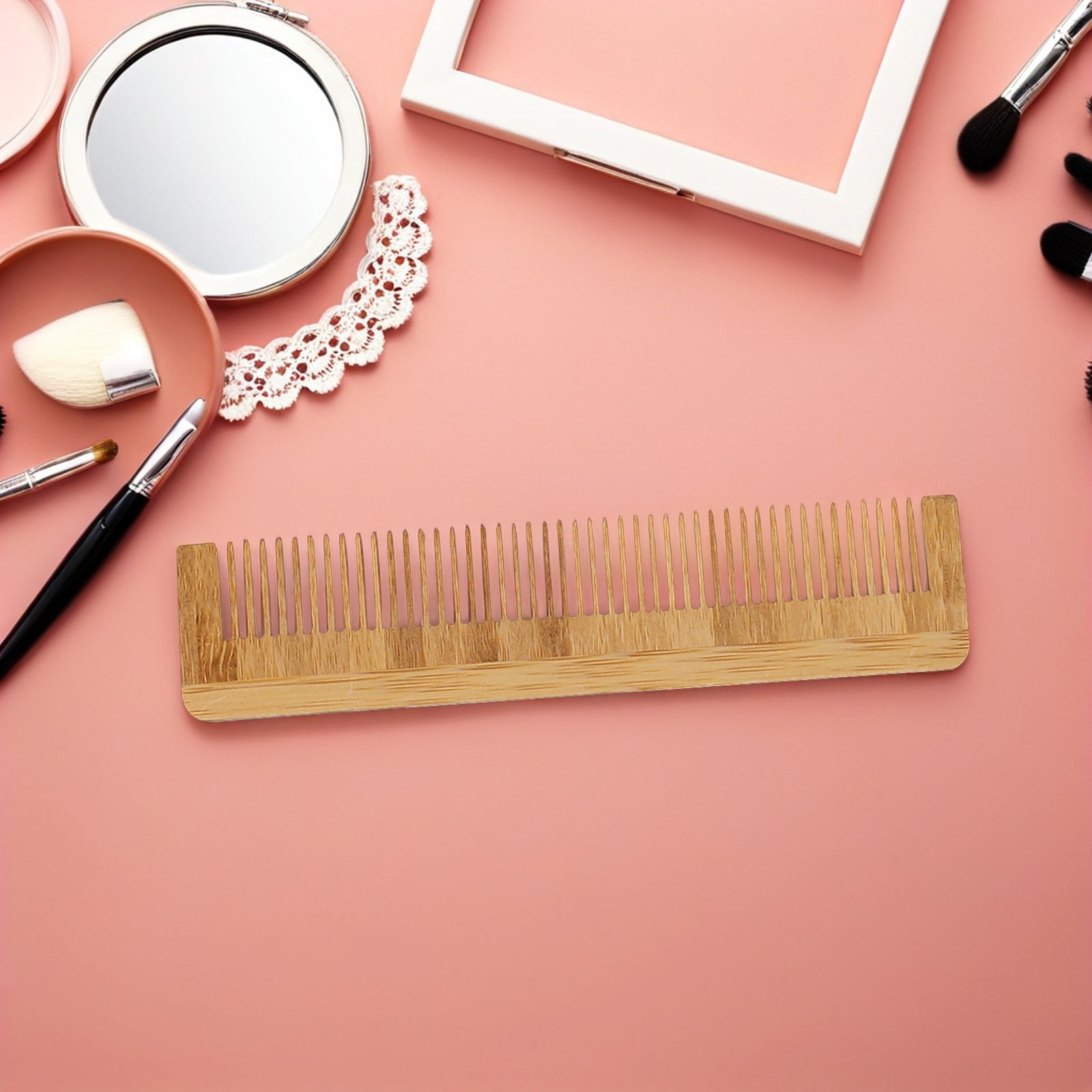 Bamboo Hair Brush - 12 szt. Szczotka do brody z