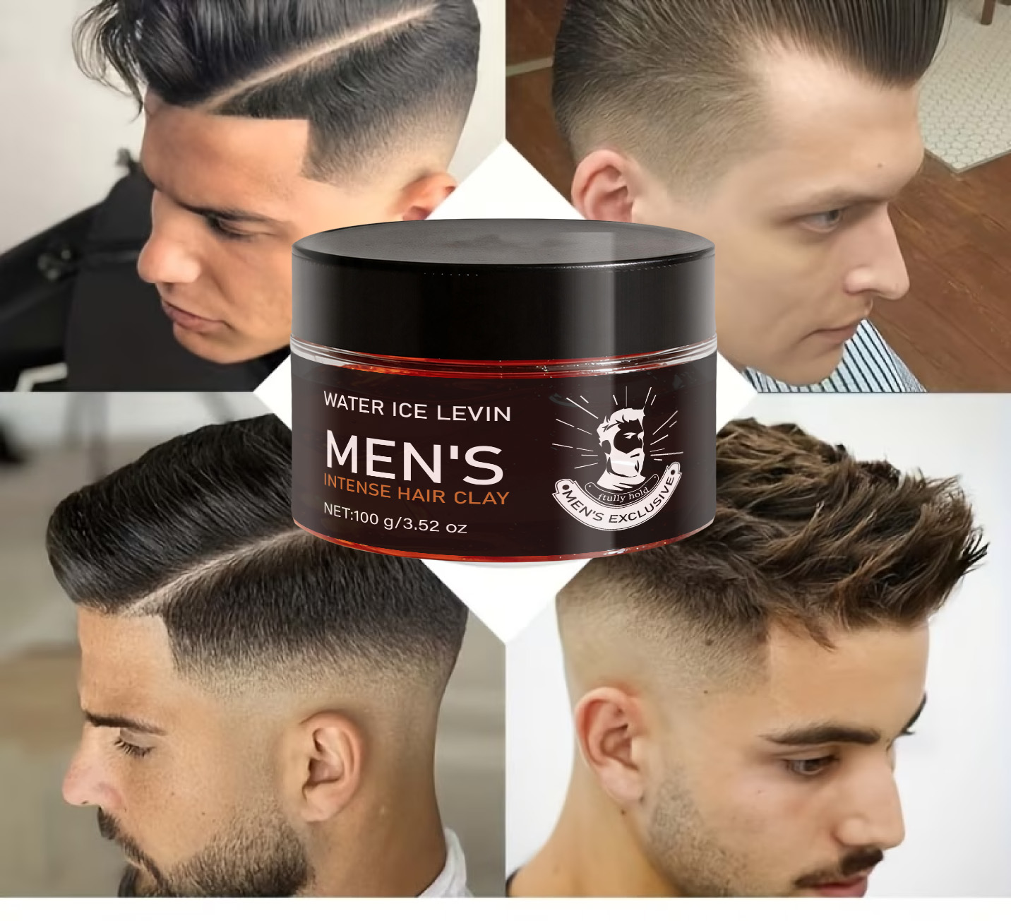 Hair Care Vitamin - Męska glinka do włosów o mocnym