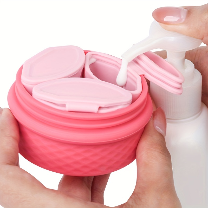 Dry Shampoo Travel - Silikonowe pojemniki podróżne 3 w 1