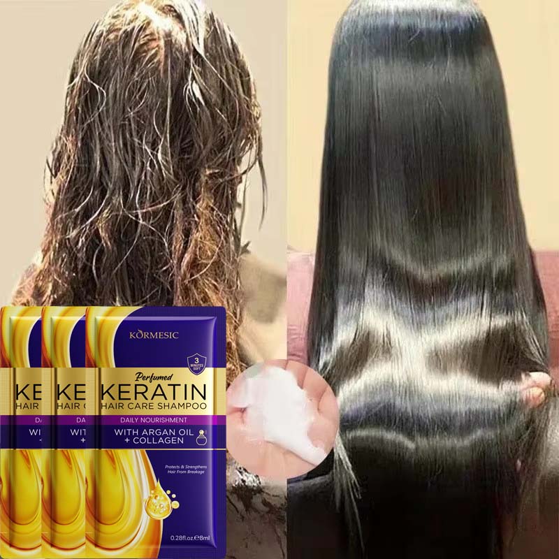 Hair Care Keratin Shampoo - 5-sekundowa magiczna maska keratynowa do włosów,