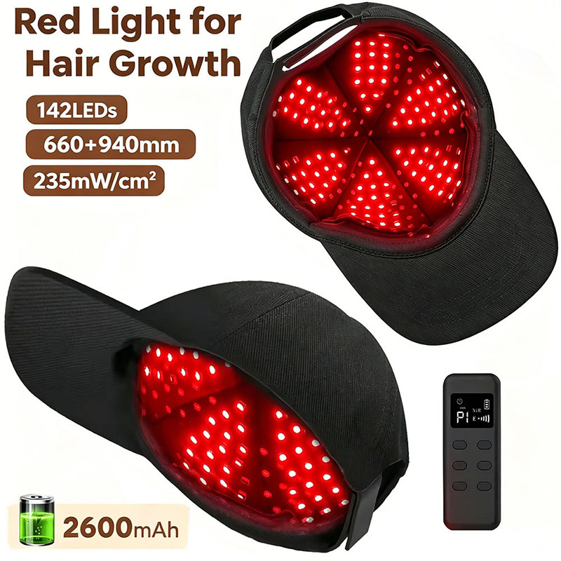 Hair Care Frizzy Hair - Czapka do terapii światłem czerwonym LED