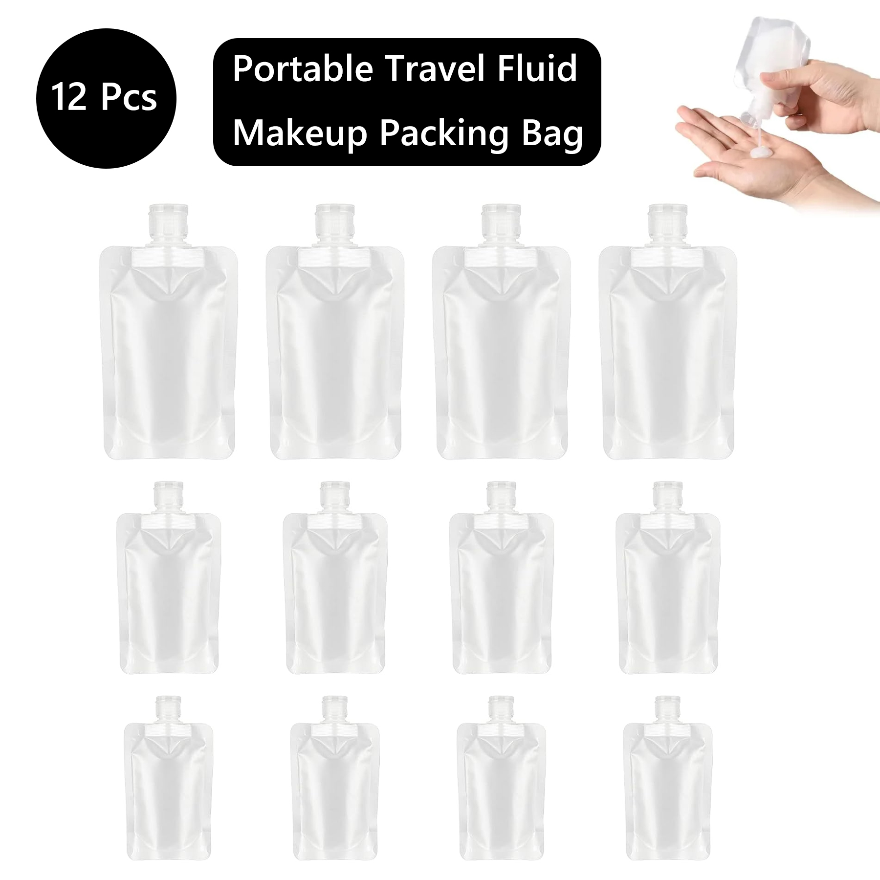 Dry Shampoo Travel - 30/50/100ML Zagęszczone podróżne opakowania do ponownego