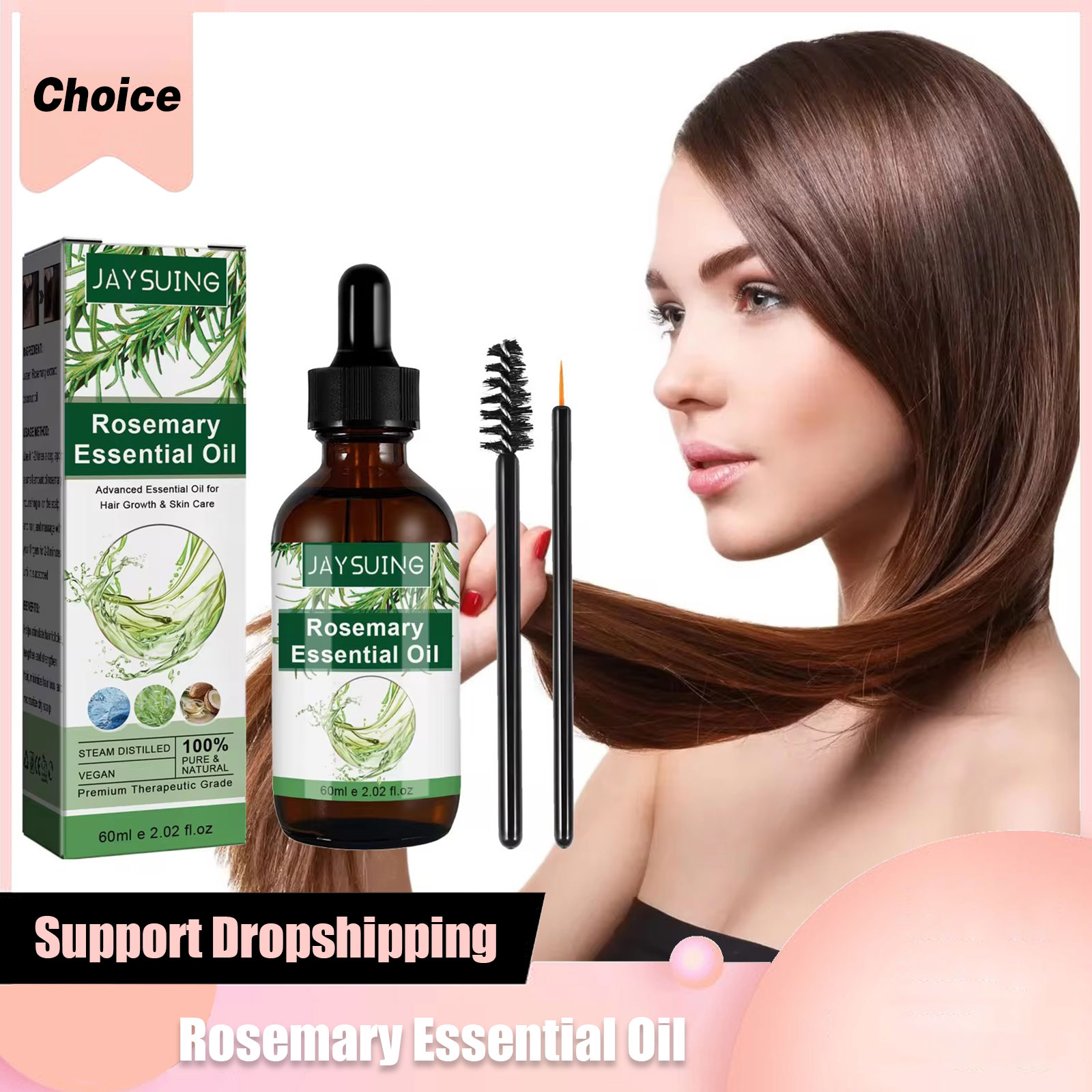 Hair Care Hair Serum - Olejek eteryczny rozmarynowy na porost włosów
