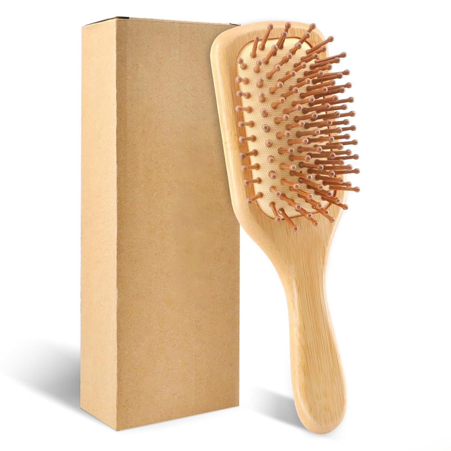 Bamboo Hair Brush - Szczotka do masażu skóry głowy z
