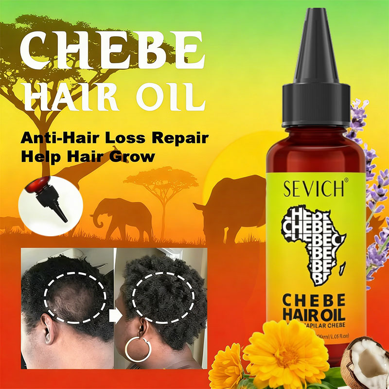 Hair Care Frizzy Hair - Olejek Chebe na szybki wzrost włosów,