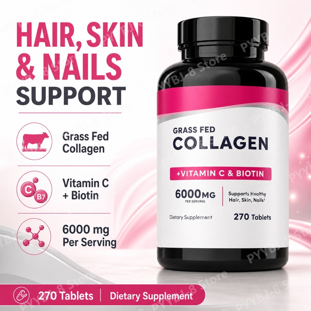 Hair Care Vitamin - Tabletki kolagenowe 6000mg z witaminą C