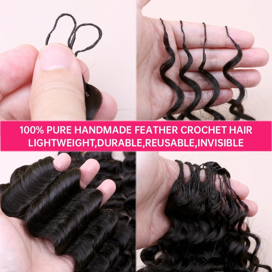 100% naturalne włosy ludzkie z – Feather Hair Extension recenzja i cena