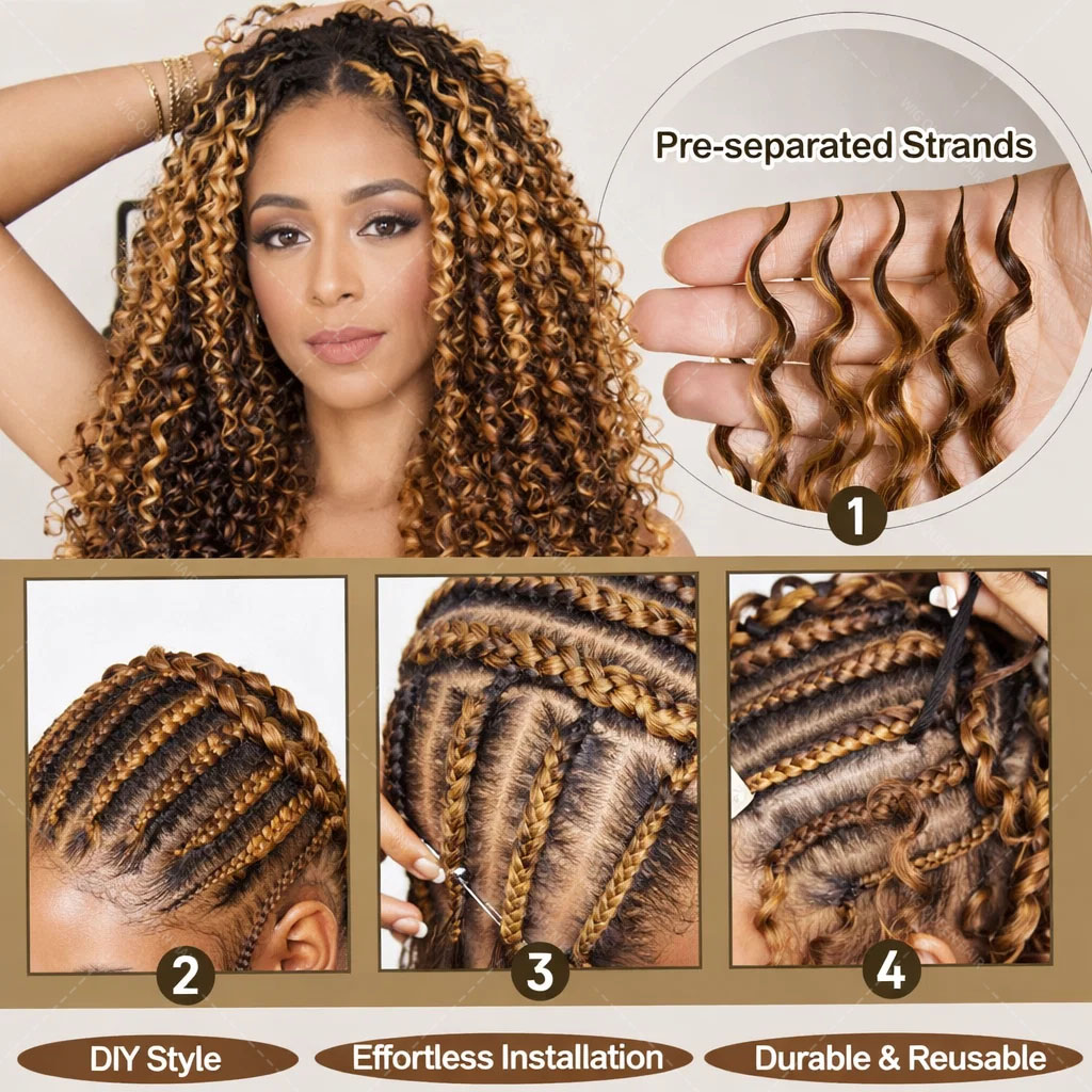 P427 Włosy do szydełkowania z  – Feather Hair Extension recenzja i cena