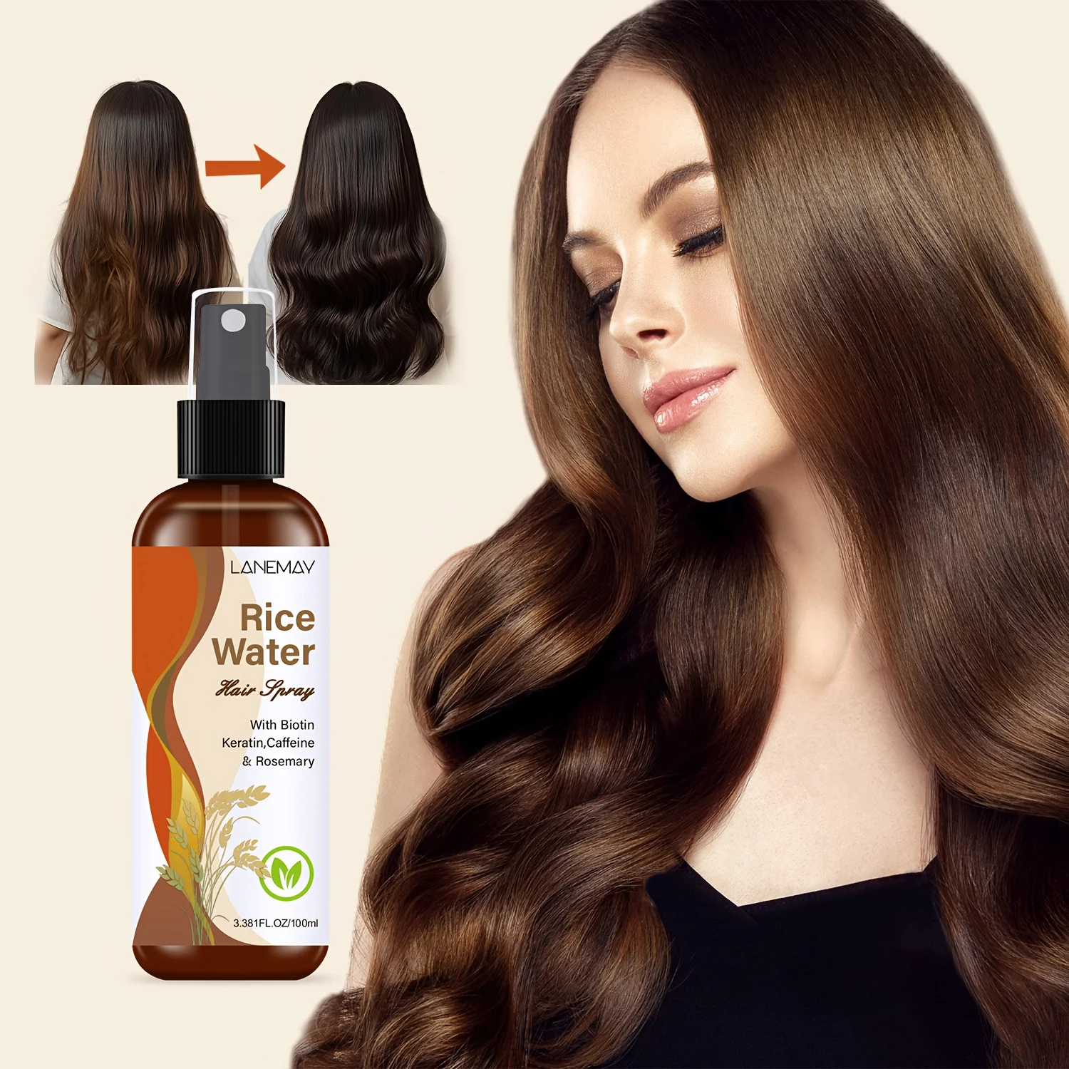 Spray do włosów z wodą ryżową  – Hair Care Vitamin recenzja i cena
