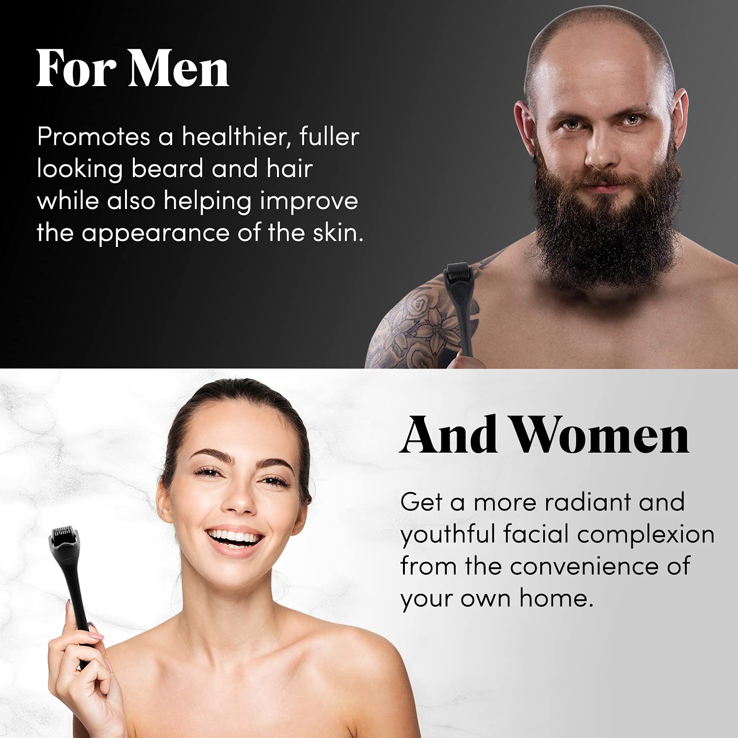Derma Roller do skóry, brody i – Hair Care Frizzy Hair recenzja i cena