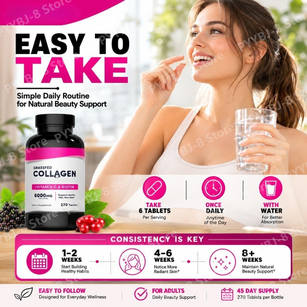 Tabletki kolagenowe 6000mg z w – Hair Care Vitamin recenzja i cena