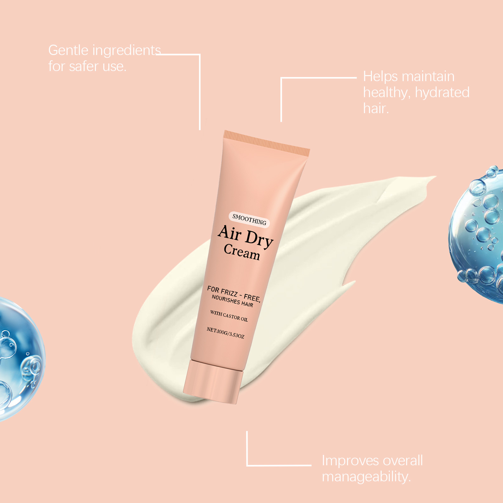 Krem do włosów wygładzający, n – Hair Care Frizzy Hair recenzja i cena